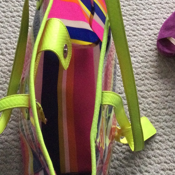Nine West colourful striped tote bag - Picture 2 of 9